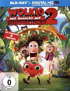 Wolkig mit Aussicht auf Fleischbällchen 2 (Bluray)